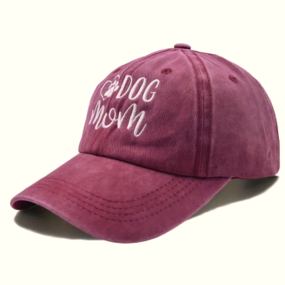 Dog Mom Embroidered Hat NIP